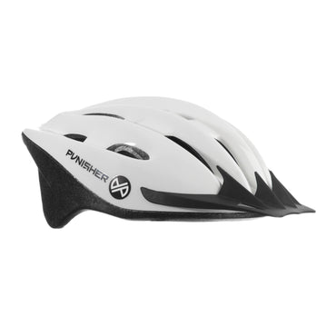Punisher Adult Bicycle Helmet - White
