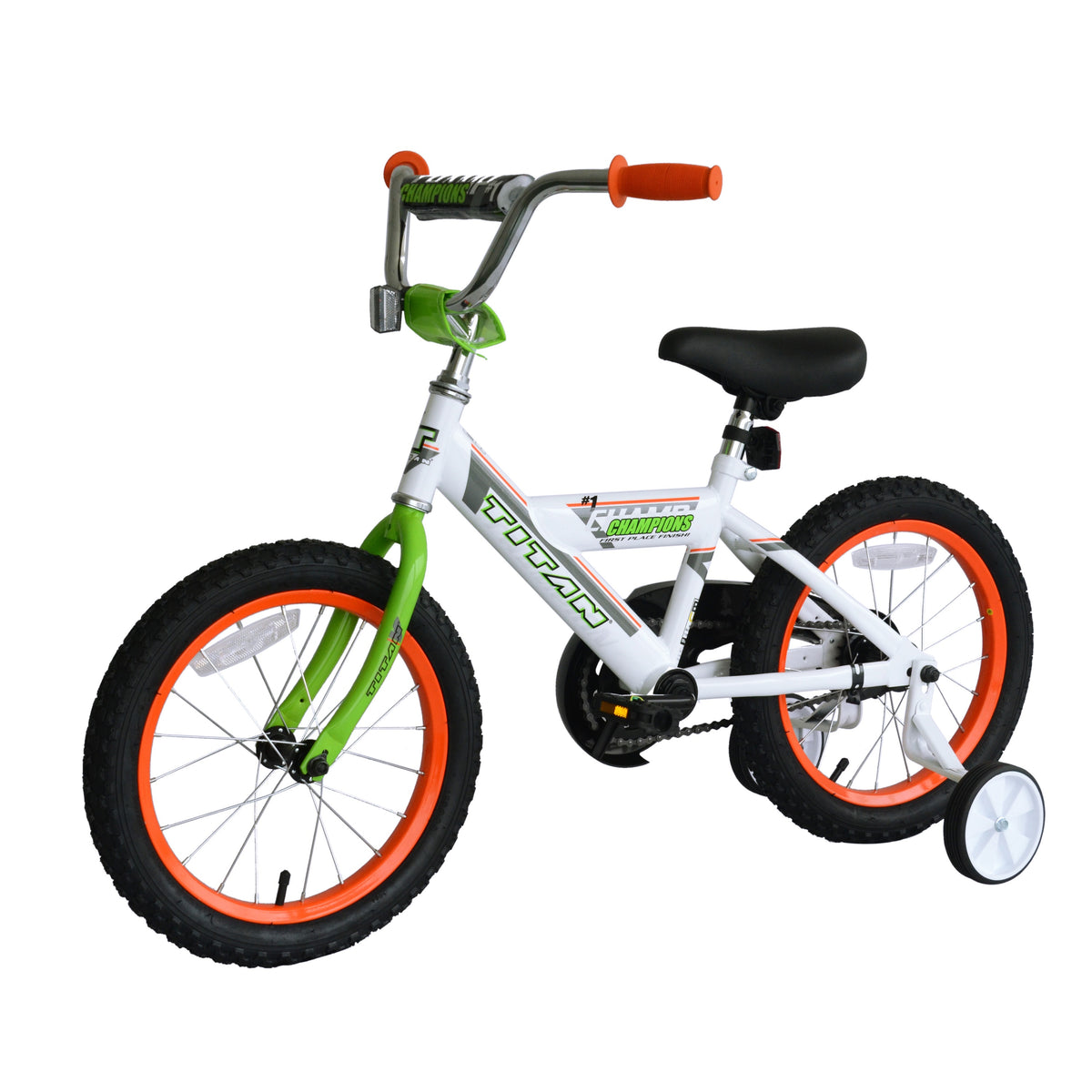 Titan Champion 16" Boys White BMX Bike