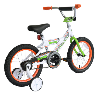 Titan Champion 16" Boys White BMX Bike