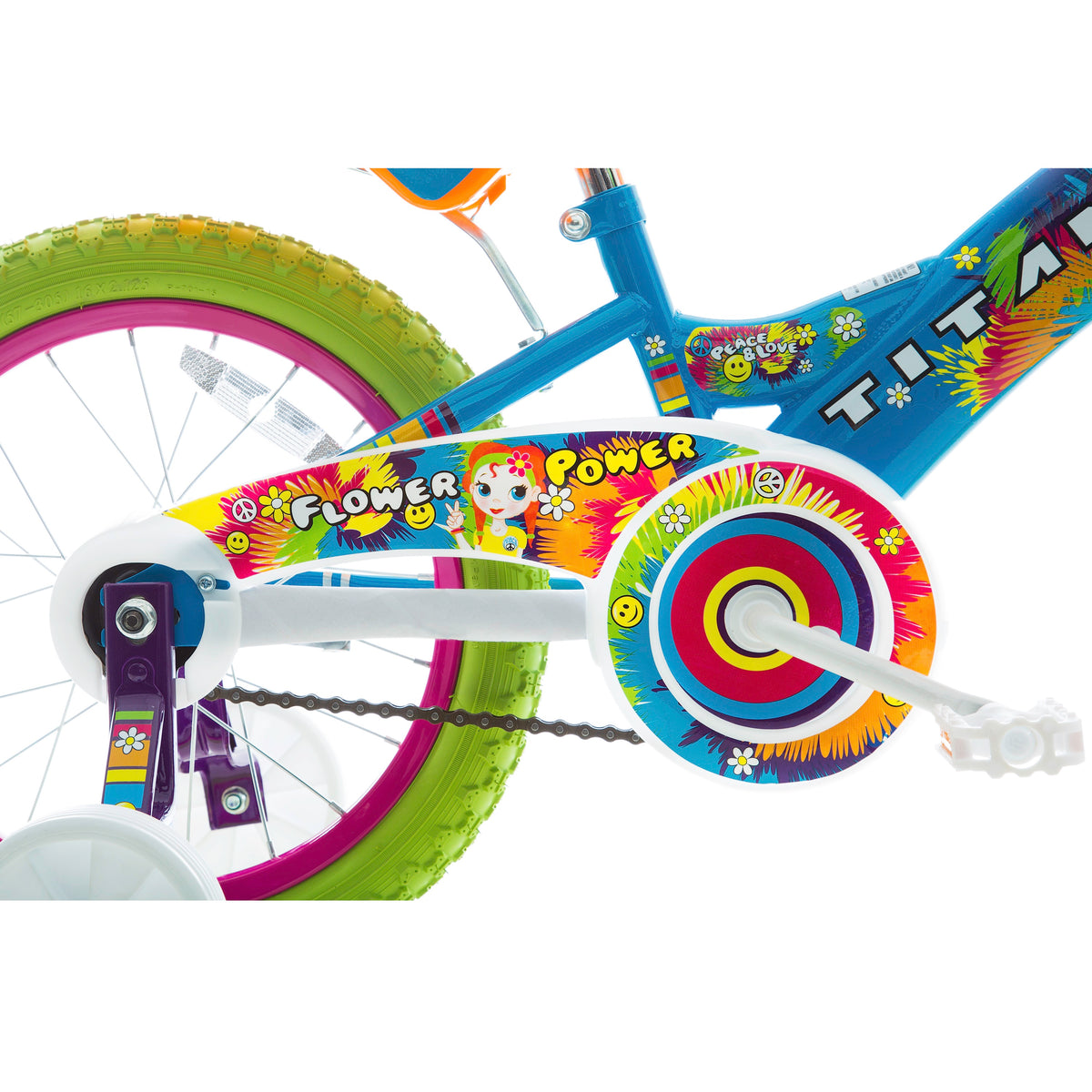 Titan Flower Power Girls 16" BMX Bike