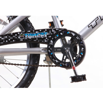 Titan Tomcat Boys 20" BMX Bike – Silver and Blue Frame