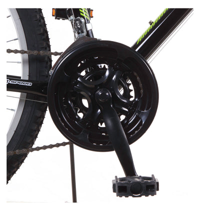 Titan Trail 21sp 17" Men's Mountain Bike-Black/Neon Green