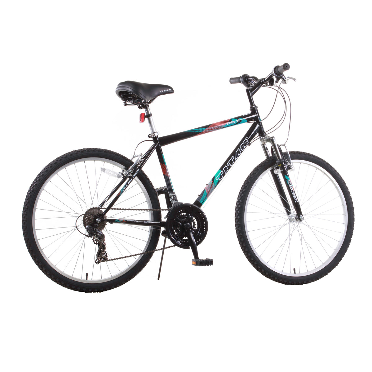 Titan Trail 21sp 17" Men's Mountain Bike-Black
