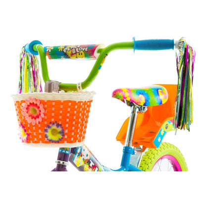 Titan Flower Power- Girls 16" Bike, Helmet and Pad Set Combo
