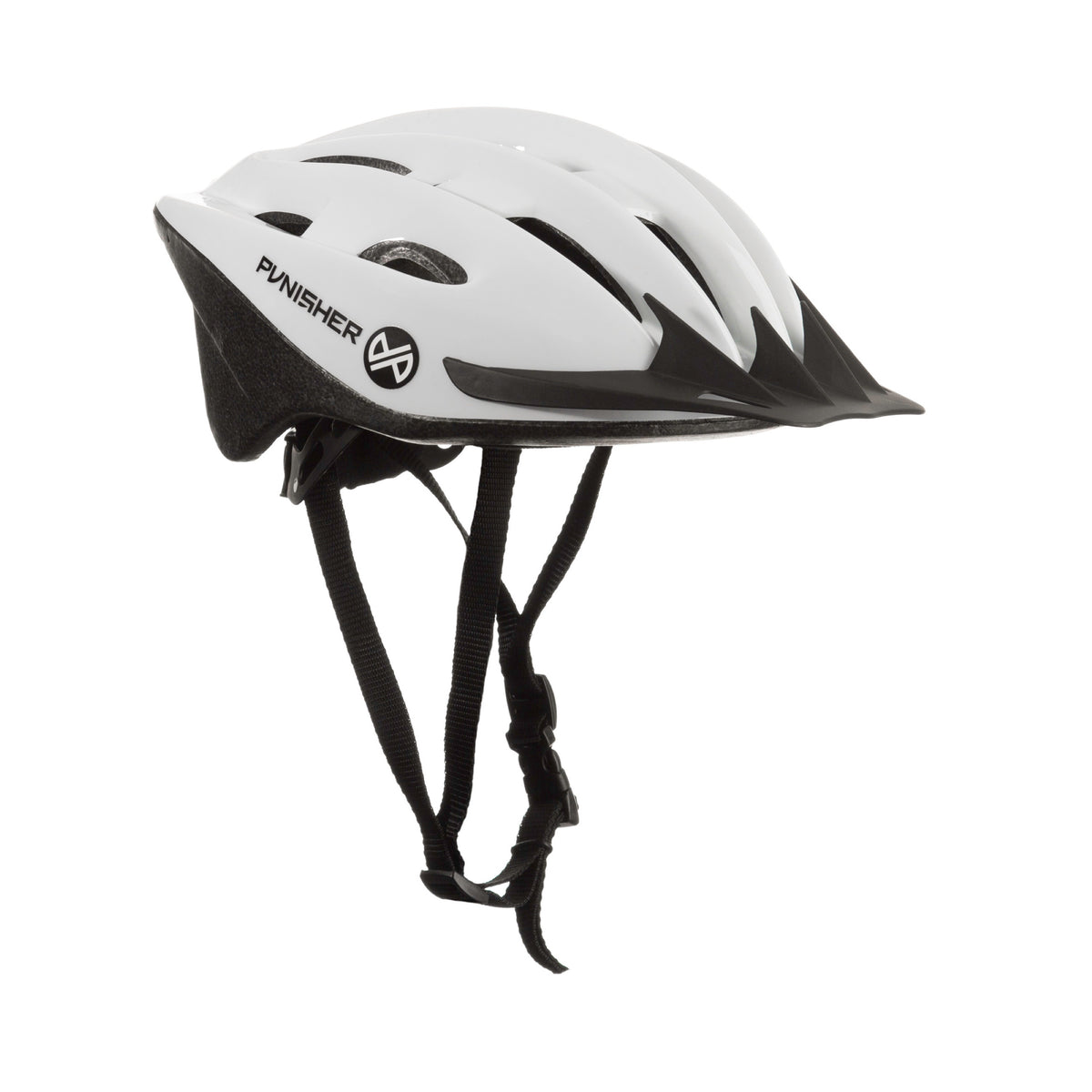 Punisher Adult Bicycle Helmet - White
