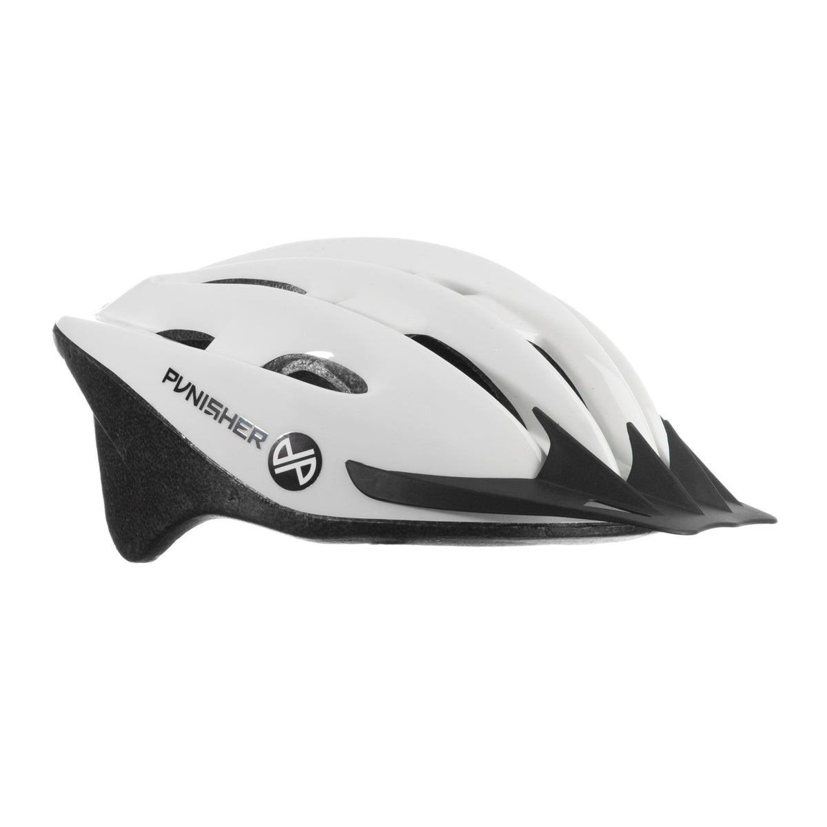 Punisher Adult Bicycle Helmet - White