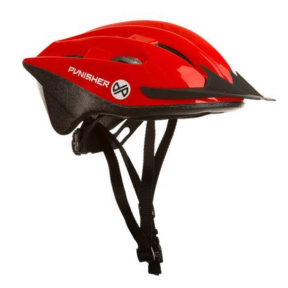 Punisher Adult Bicycle Helmet - Red