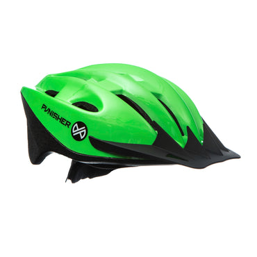 Punisher Adult Bicycle Helmet-Neon Green