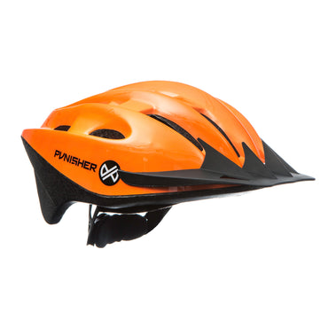 Punisher Adult Bicycle Helmet - Neon Orange