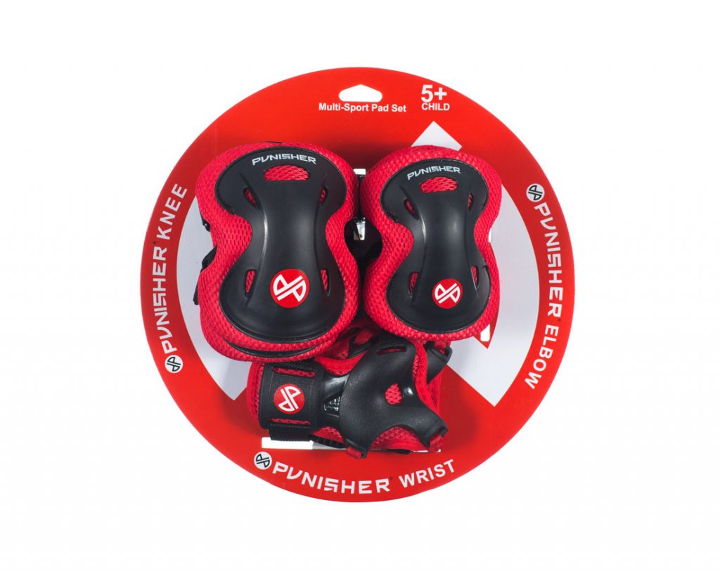PUNISHER® SKATEBOARDS | CHILD PAD SETS | RED PADS
