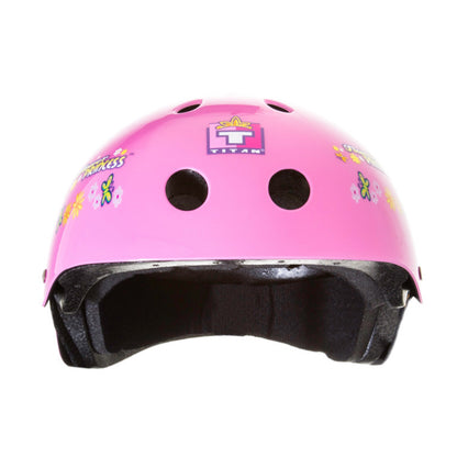 Titan Flower Princess Inline Skate Bundle, Size large, with Helmet and Padset