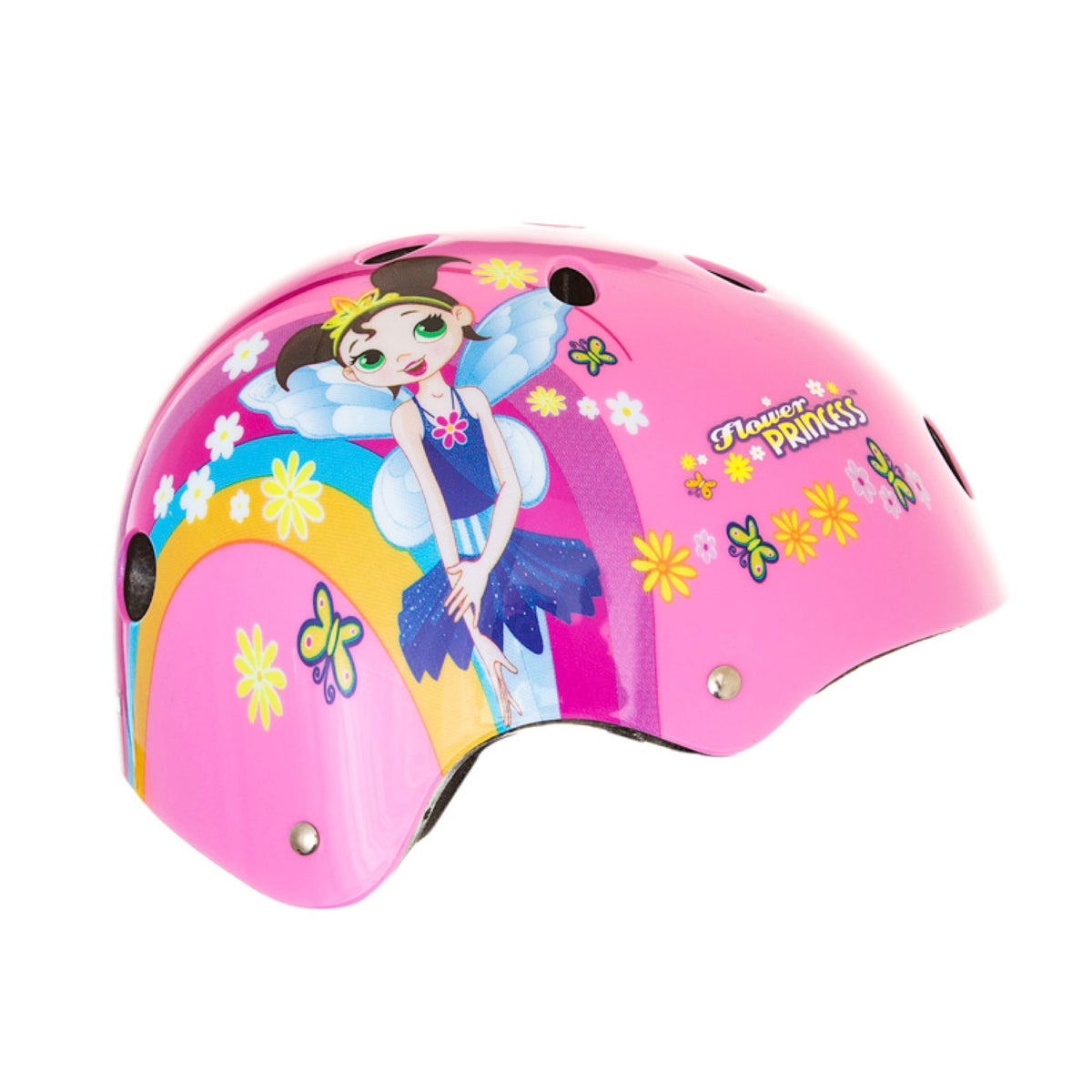 Titan Flower Princess Inline Skate Bundle, Size large, with Helmet and Padset