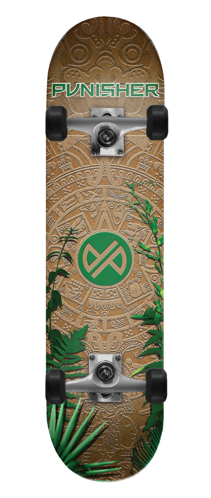 PUNISHER® SKATEBOARDS | YOUTH SERIES | MAYAN BEGINNER COMPLETE SKATEBOARD