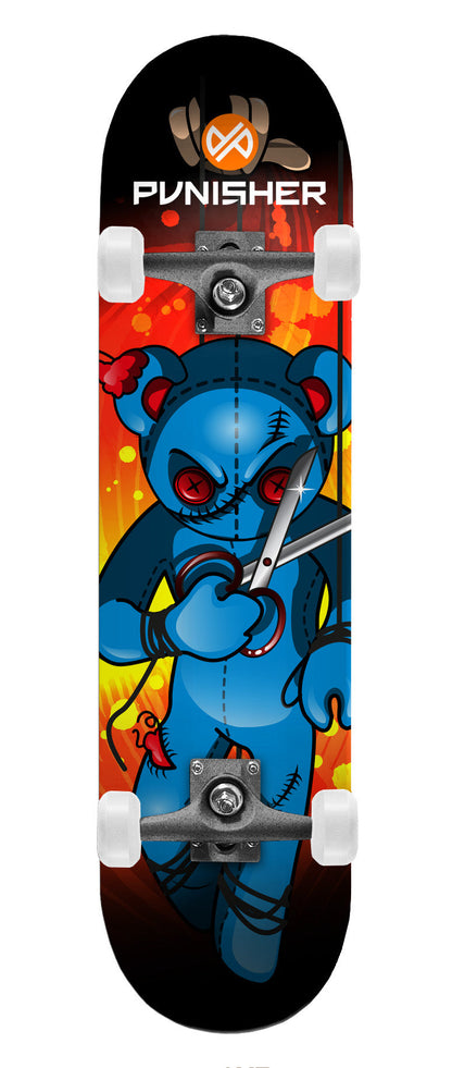 PUNISHER® SKATEBOARDS | YOUTH SERIES | PUPPET BEGINNER COMPLETE SKATEBOARD