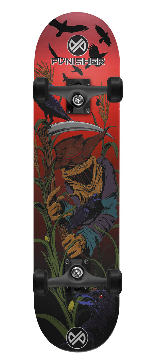 PUNISHER® SKATEBOARDS | YOUTH SERIES | SCARECROW BEGINNER COMPLETE SKATEBOARD
