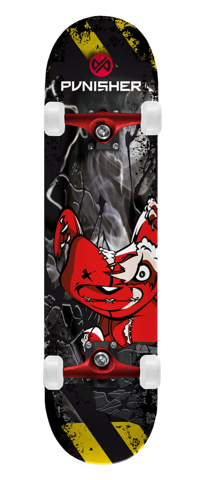 PUNISHER® SKATEBOARDS | YOUTH SERIES | TEDDY BEGINNER COMPLETE SKATEBOARD