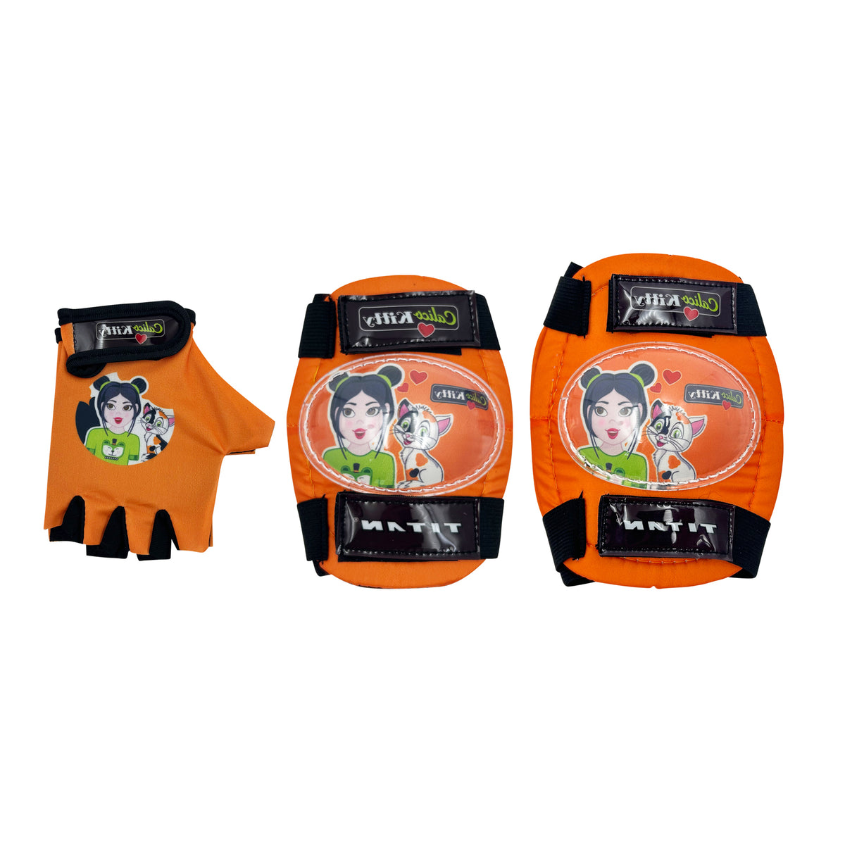 Titan Calico Kitty Multi-Sport Protective Pad Set