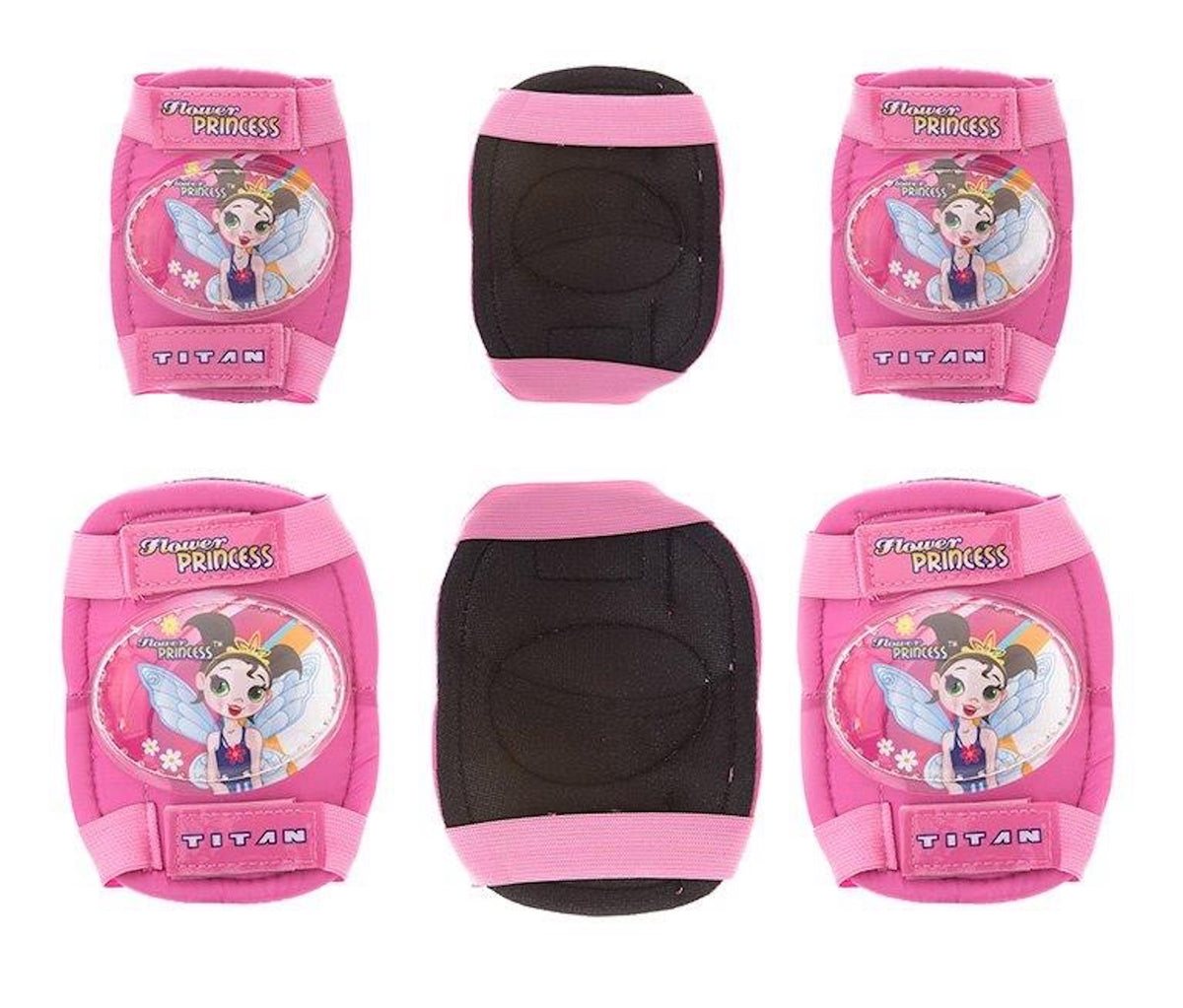 Titan Flower Princess Multi-Sport Protective Pad Set